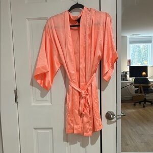 Victoria's Secret Vibrant Coral Robe